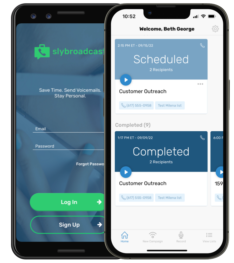 Ringless Voicemail Best Ringless Voicemail Drops Slybroadcast